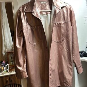 Kori Pink Leather Jacket